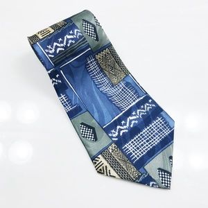 New Blue Pattern Men Neck Tie